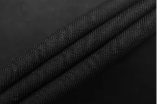 Трикотаж хлопковый кулирка Черный BL H38 R70 30052504