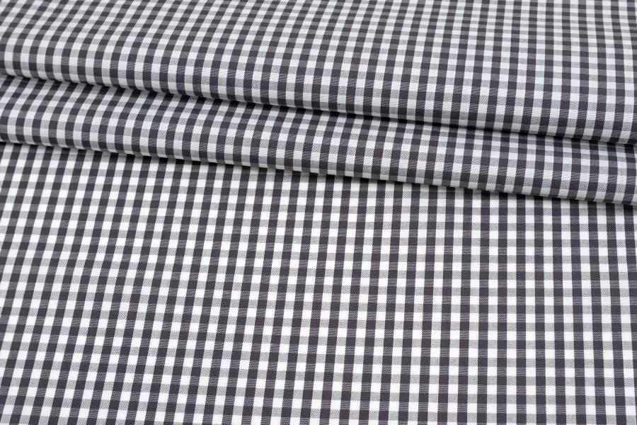 Рубашечный хлопок в клетку Коричнево-белый BL H6 B40 30052522