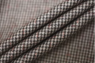 Костюмно-плательная шерсть CERRUTI Чёрно-серая гусиная лапка BL H62 FF20 30052550