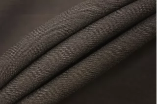 Костюмная шерсть с шёлком Тёмно-коричневая BL H59/3 ii70 30052582