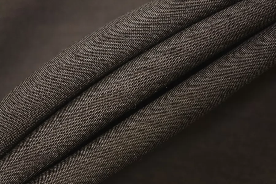 Костюмная шерсть с шёлком Тёмно-коричневая BL H59/3 ii70 30052582