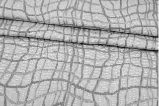 Жаккард хлопковый костюмный Серый CVC H34/2 M50 31052531