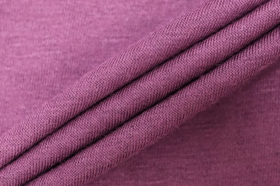 Трикотаж тенсель с кашемиром тонкий Фиолетовая фуксия CMF H49/1 W50 6062545