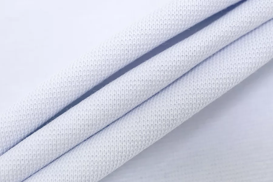 Трикотаж хлопковый рибана Бледный серо-голубой KZ Н39/6 Q20 7052501