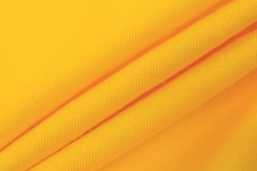 Трикотаж хлопковый кулирка Жёлто-оранжевый KZ H38/6 V40 7052503