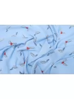 Вискоза креповая IBLUES Сердечки на голубом MM H21/5 H60 14042544