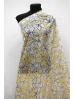 Шифон шёлковый MAX MARA Цветы на жёлтом MM H28/1 N50 14042550