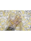 Шифон шёлковый MAX MARA Цветы на жёлтом MM H28/1 N50 14042550