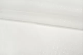 Шифон шёлковый MAX MARA Белый с серебристым люрексом MM H28/1 N50 14042553