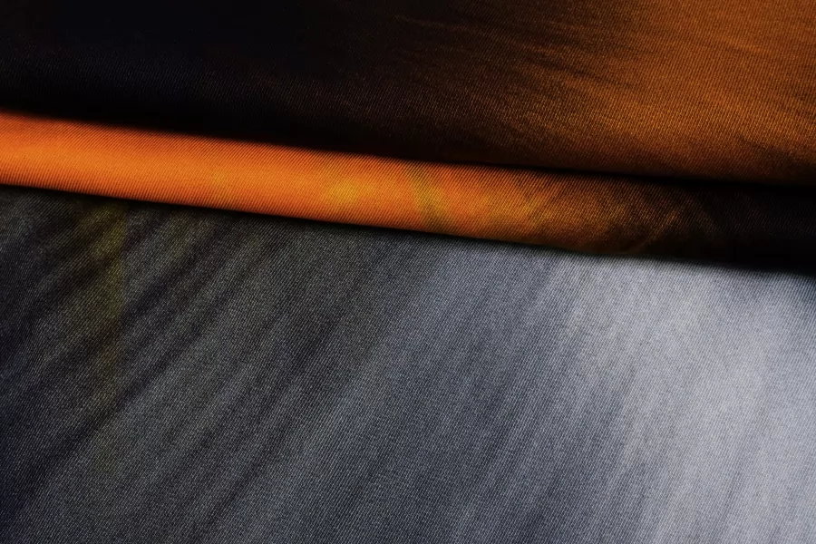 Вискоза плательная диагональная Max Mara КУПОН Сине-фиолетовая абстракция MM H21/13 H40 14042563