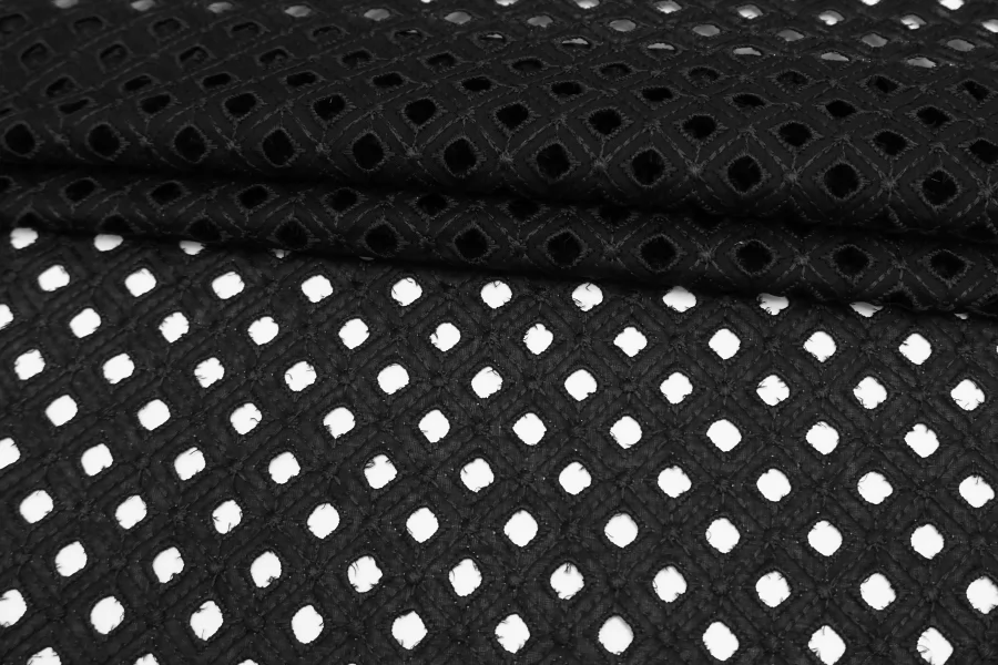 Шитье хлопковое MAX MARA Чёрное MM H3 A01 15042521