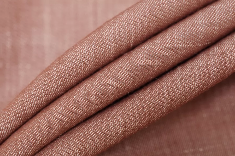 ОТРЕЗ 1,25 М Лён с хлопком костюмно-плательный MAX MARA Коричнево-белый MM (20) 15042565-1