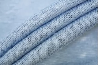 Льняной трикотаж MAX MARA Дымчато-голубой MM H46/3 W30 15042566