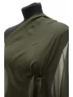 Шифон шелковый MAX MARA Зелёный хаки MM H28/2 O10 15042574