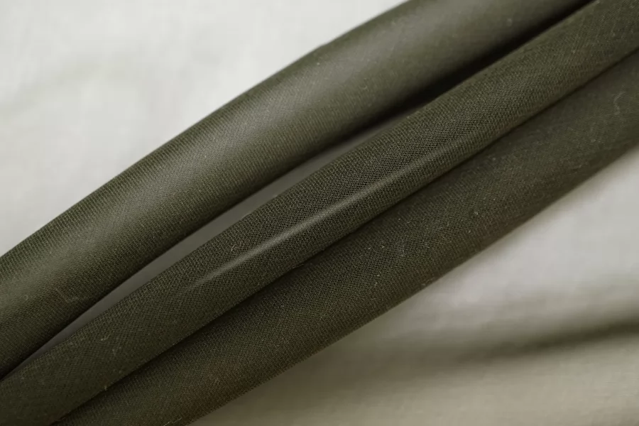 Шифон шелковый MAX MARA Зелёный хаки MM H28/2 O10 15042574