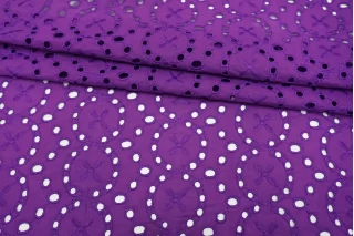 Шитье хлопковое MAX MARA Фиолетовое MM H3 A01 15042586