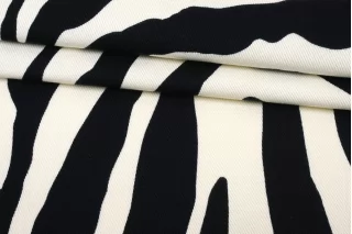 Джинса хлопковая MAX MARA Черно-белая зебра MM H13 NN10 16042501