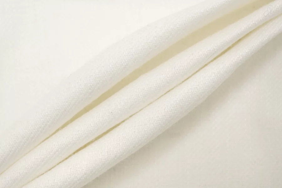 Хлопок со льном костюмно-плательный MAX MARA Белый MM H15/1  G40 16042503