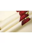 Атлас вискозный плательно-блузочный FIORUCCI Малина со сливками FRM H22/1 i60 15052689