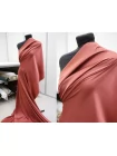 Атлас вискозный плательно-блузочный Розово-кирпичный IDT H22/1 J50 19052657