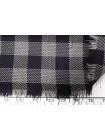 Хлопок рубашечный в клетку THOM BROWNE Черно-серый H6/1 B60 21072619