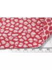 Жаккард хлопковый двусторонний Пятнышки бело-розовые DJ H34/2 L10 25052602