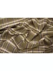 Хлопок с шерстью на мембране MAX MARA В клетку бежево-зелёный DJ H53/2 KK50 25052617