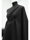 ОТРЕЗ 1,1 М Костюмная шерсть с шёлком VALENTINO Иссиня-черная BL (PZ40/2) 30102529-2