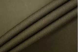 Плащевый хлопок водоотталкивающий BURBERRY Тёмно-зелёный BRS H53/2 KK50 4082618