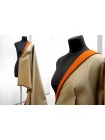 Плащевый хлопок водоотталкивающий дабл двусторонний BURBERRY Бежево-терракотовый BRS H53/2 jj00 4082630