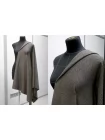 Джерси шерстяной MAX MARA Чёрно-бежевый гленчек BRS H47/6 X20 4082641