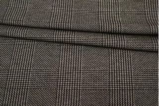 Джерси шерстяной MAX MARA Чёрно-бежевый гленчек BRS H47/6 X20 4082641