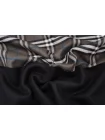 Пальтовая шерсть дабл двухслойная Burberry Серая в клетку BRS H57 CC40 4082650