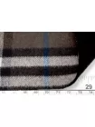 Пальтовая шерсть дабл двухслойная Burberry Серая в клетку BRS H57 CC40 4082650
