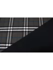 Пальтовая шерсть дабл двухслойная Burberry Серая в клетку BRS H57 CC40 4082650