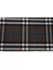 Пальтовая шерсть дабл двухслойная Burberry Серая в клетку BRS H57 CC40 4082650