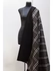 Пальтовая шерсть дабл двухслойная Burberry Серая в клетку BRS H8 CC40 4082650