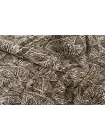 Жаккард льняной MAX MARA Коричнево-молочный орнамент DJ H16 M50 16062601