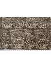 Жаккард льняной MAX MARA Коричнево-молочный орнамент DJ H16 M50 16062601