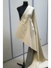 Плащевый хлопок водонепроницаемый на мембране с дублерином BURBERRY Слоновая кость BRS H53/2 KK40 3082606
