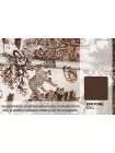 Рубашечный хлопок сафари Коричнево-молочный бордюрный BRS Н9/2 A70 3082620