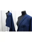 Плащевая шерсть на мембране водоотталкивающая Burberry Синяя BRS H53/5 KK70 3082663