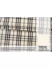 Плащевый хлопок водоотталкивающий BURBERRY Бежево-чёрная клетка BRS H53/4 KK40 3082692