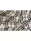 Плащевый хлопок водоотталкивающий BURBERRY Бежево-чёрная клетка BRS H53/4 KK40 3082692
