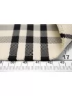 Плащевый хлопок водоотталкивающий BURBERRY Бежево-чёрная клетка BRS H53/4 KK40 3082692