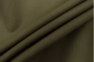 Плащевый хлопок водоотталкивающий BURBERRY Зелёный хаки BRS H53/2 KK50 4082678