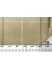 Костюмная шерсть с хлопком тонкая в клетку CERRUTI Оливковая H62 FF40 4092504