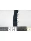 Кант из капроновой ленты с бусинами Чёрный 2,5 см SHA-50/1 7062673