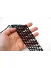 Тесьма вязаная Чёрная 5 см KR6E 7062679