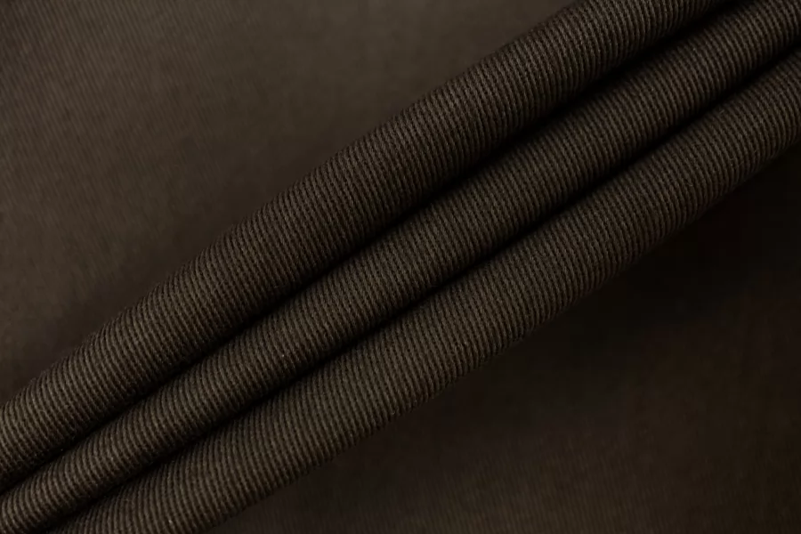 Хлопок-стрейч костюмный «под велюр» MOSCHINO Тёмно-коричневый TRC H10/4 E60 11122517